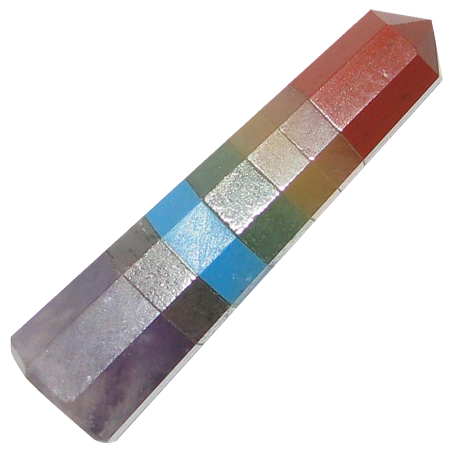 Saptha Chakra 7 Chakra Gemstone Pencil 1.5 Inch - S910718