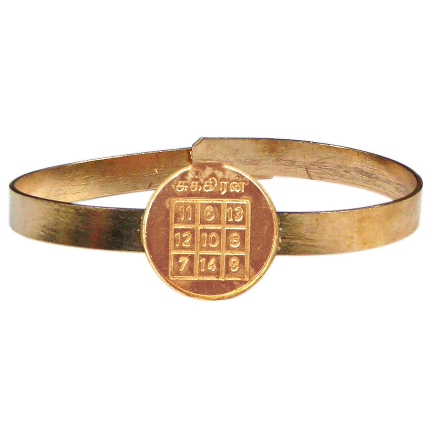 Shukra The Planet Venus Sukra Sukran Dosh Nivaran Adjustable Copper Bangle Bracelet - S130742-03