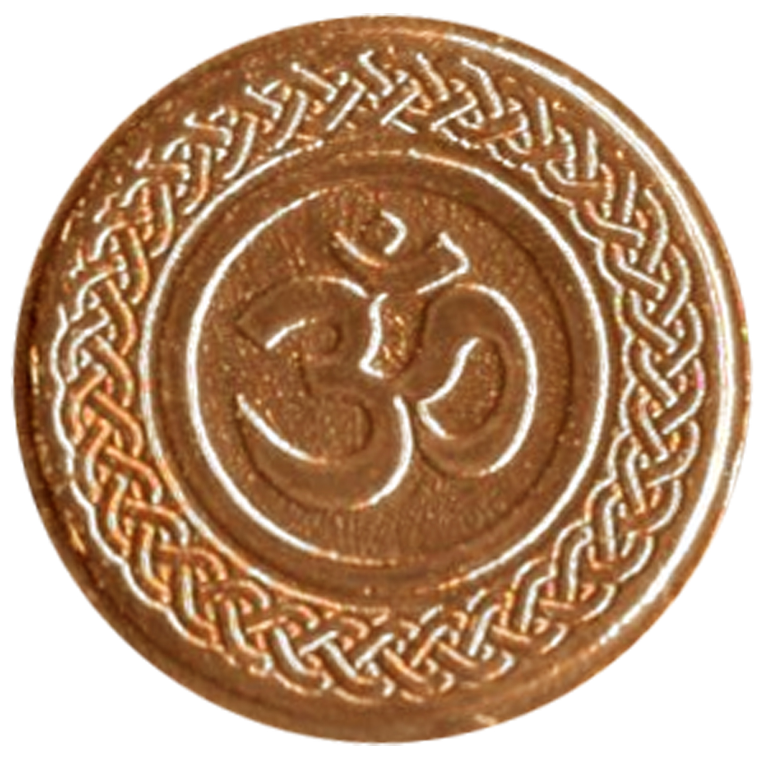 Om Aum Copper Coin - A3095-01