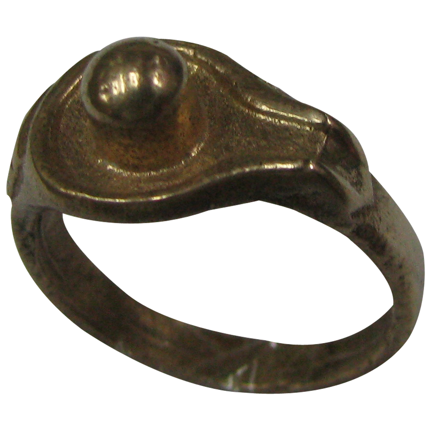 Aadhyathmik Aimpon Panchalogam Sivalingam Ring Panchaloha Jaldhari Ring (5 Metals Panchadhatu) - S843889