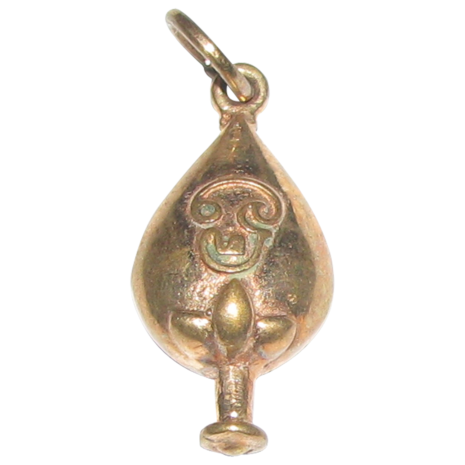 Aadhyathmik Aimpon Panchaloha Subramanya Om Vel Pendant - A5217