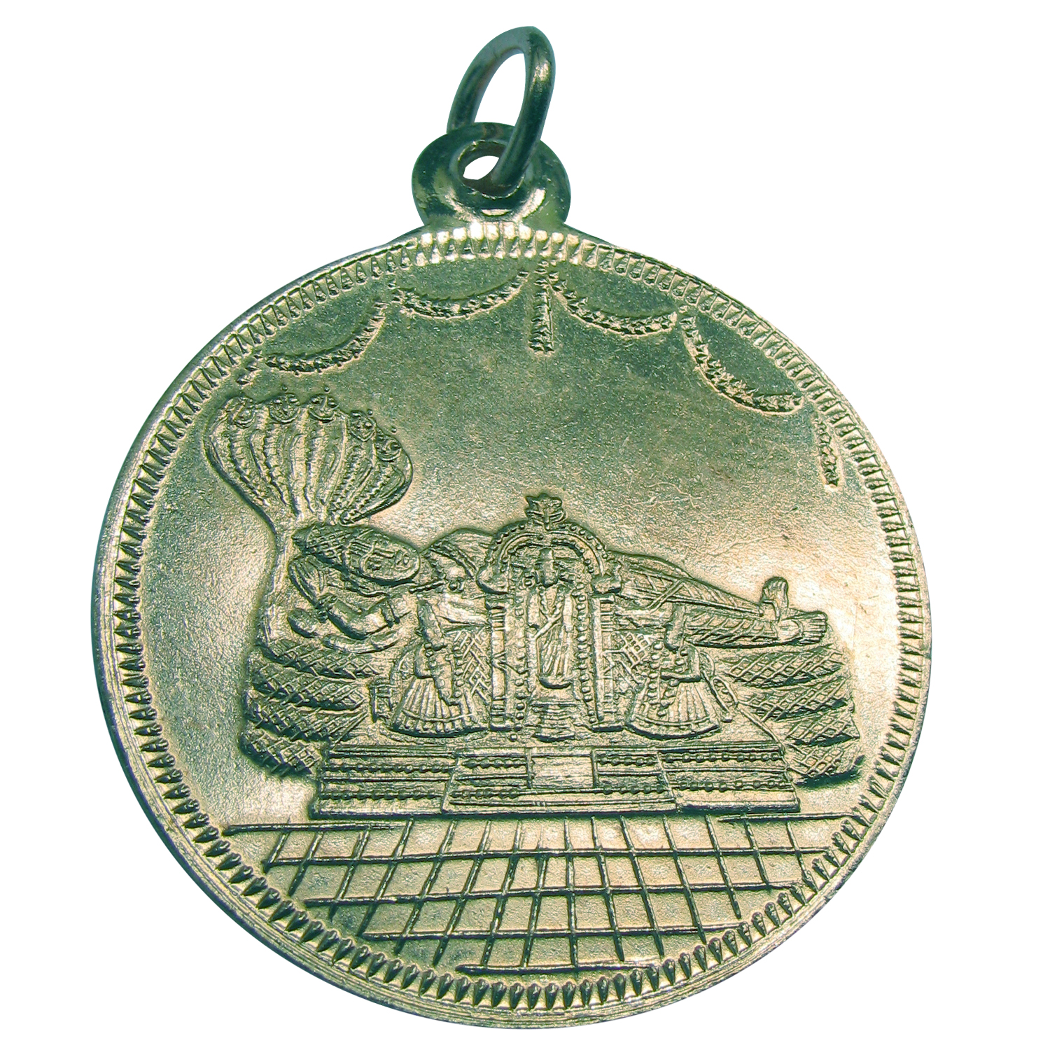 Aadhyathmik Ranganathaswamy Pure Silver Pendant Veera Raghava Perumal Locket Ranganatha Swami Vendi Kavach - S932258-05