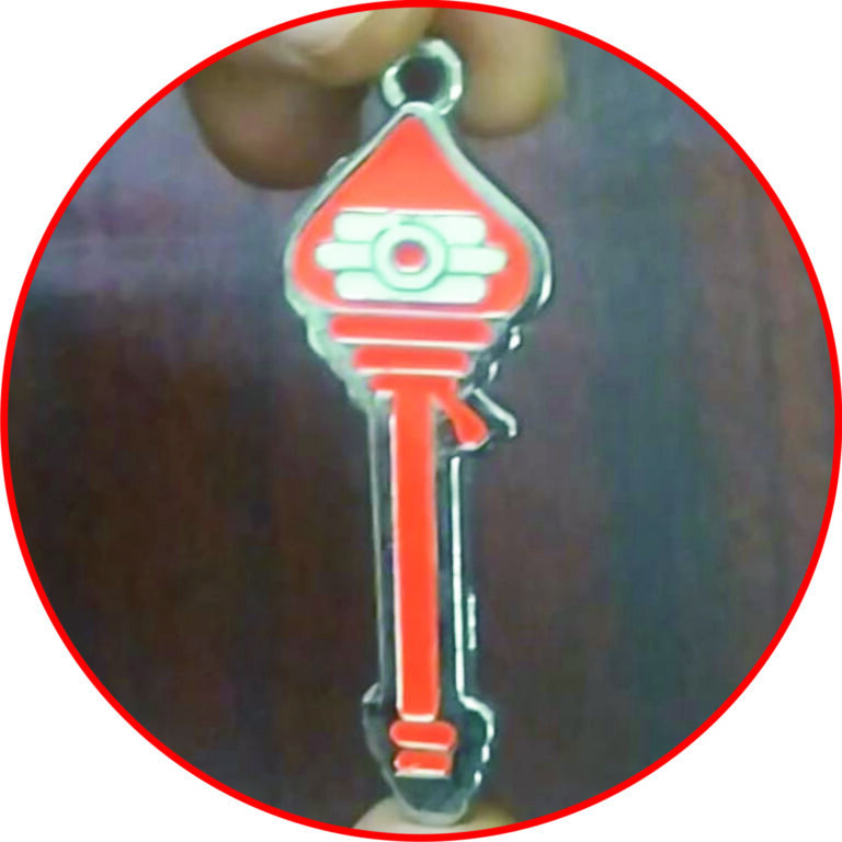 S9058-369 – Karthikeya Vijaya Shoola Kavach For Victory Courage Disease Free Long Life Wealth To get Good and Beautiful Spouse Mixed Metal Pendant 2inch